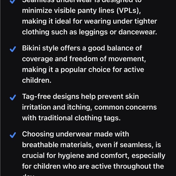 Sweet Princess Girls Seamless Bikini Panties - Picture 8 of 8